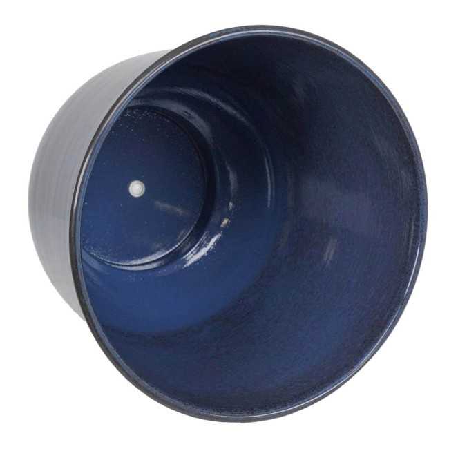 Vaso in Metallo Blu Elegante – 3 Misure