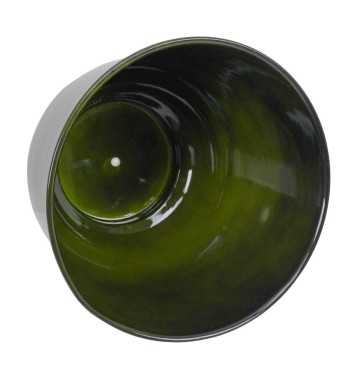 Vaso in Metallo Verde con Foro di Scolo e Piedini Antiscivolo – 3 Misure