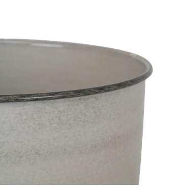 Vaso in Metallo Bianco Elegante con Piedini Antiscivolo - 3 Misure