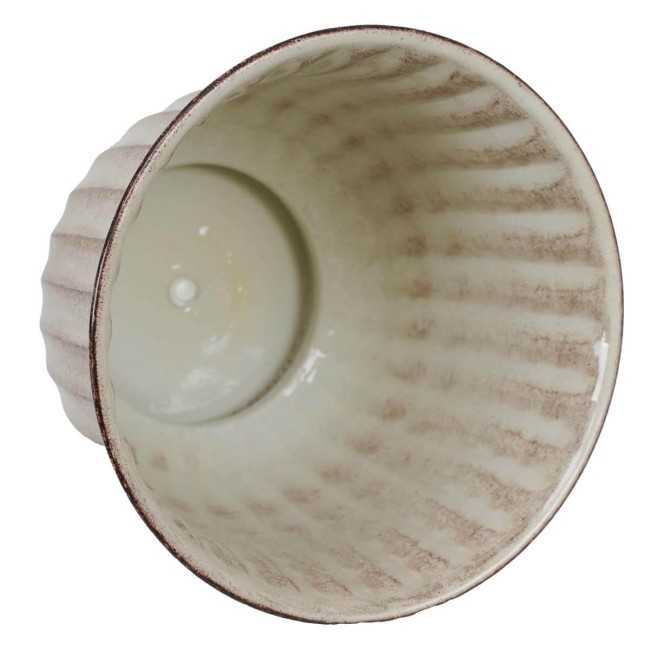 Vaso Decorativo in Metallo Beige - 3 Misure