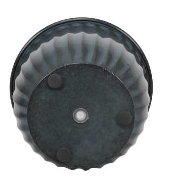 Vaso in Metallo Grigio Scuro Elegante - 3 Misure