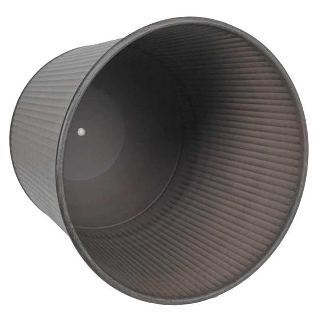 Vaso Decorativo in Metallo Bronzo - D.40xH.50 cm