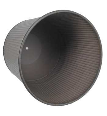 Vaso Decorativo in Metallo Bronzo - D.40xH.50 cm