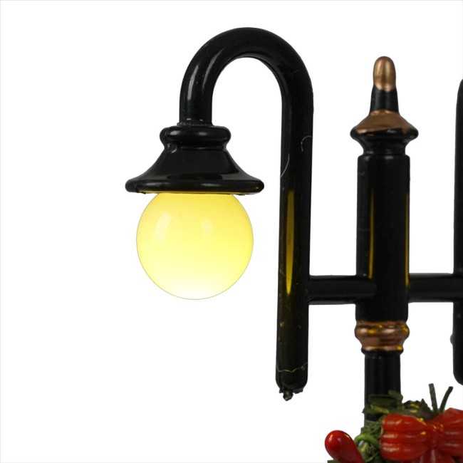 Lanterne Natalizie a LED per Villaggi in Miniatura, Set da 2 - Stilè Collection