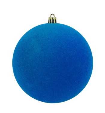 Palle Natalizie in Velluto D.12 cm - Vari Colori