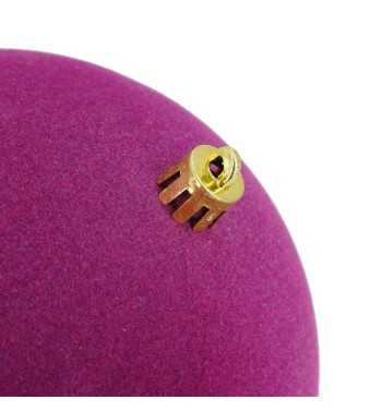 Palle Natalizie in Velluto D.12 cm - Vari Colori