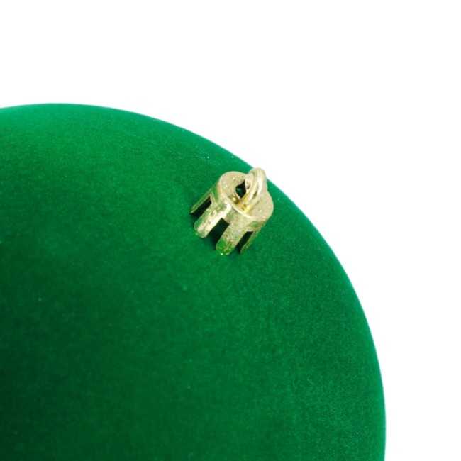 Palle Natalizie in Velluto D.12 cm - Vari Colori