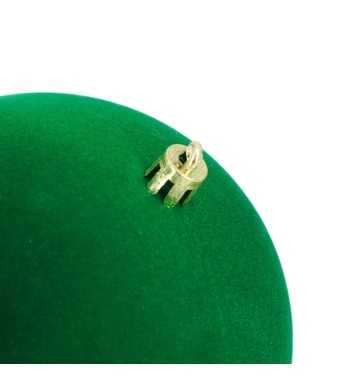 Palle Natalizie in Velluto D.12 cm - Vari Colori