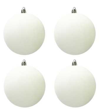 Palle Natalizie in Velluto D.12 cm - Vari Colori