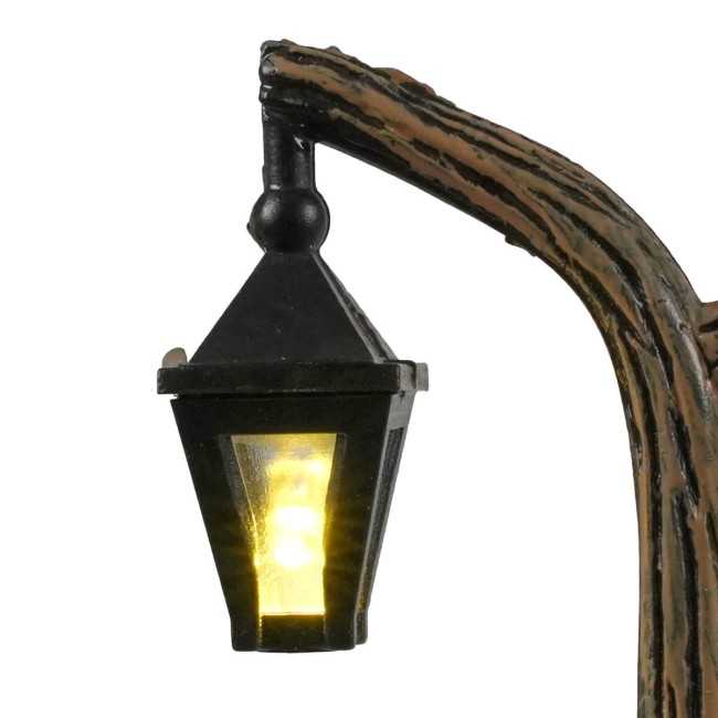 Lanterne Rustiche Illuminanti per Villaggi Natalizi, Set da 4 - Stilè Collection