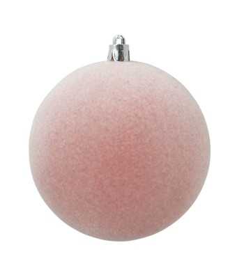Palle Natalizie in Velluto D.12 cm - Vari Colori