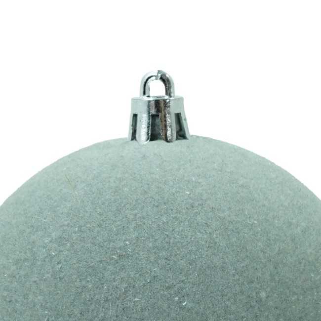 Palle Natalizie in Velluto D.12 cm - Vari Colori