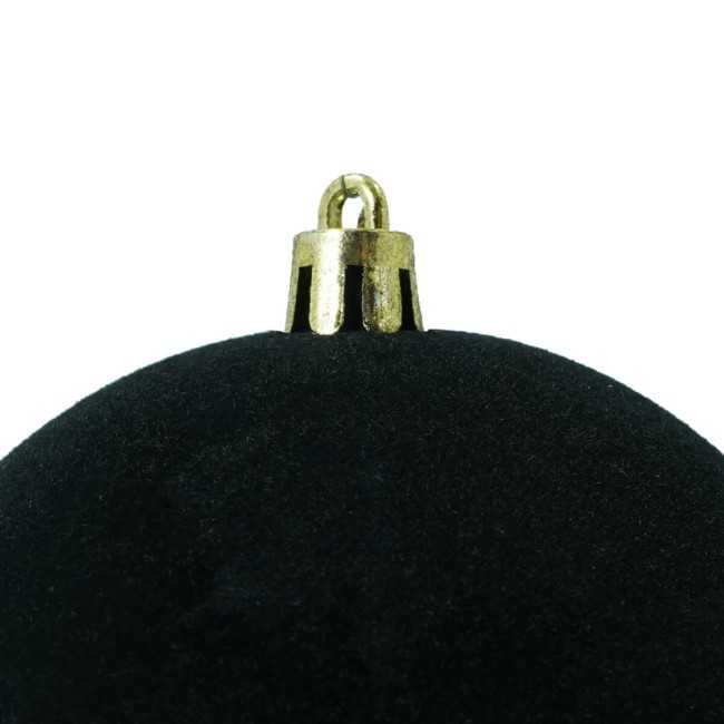 Palle Natalizie in Velluto D.12 cm - Vari Colori