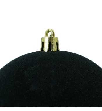 Palle Natalizie in Velluto D.12 cm - Vari Colori