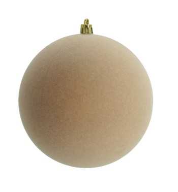 Palle Natalizie in Velluto D.12 cm - Vari Colori