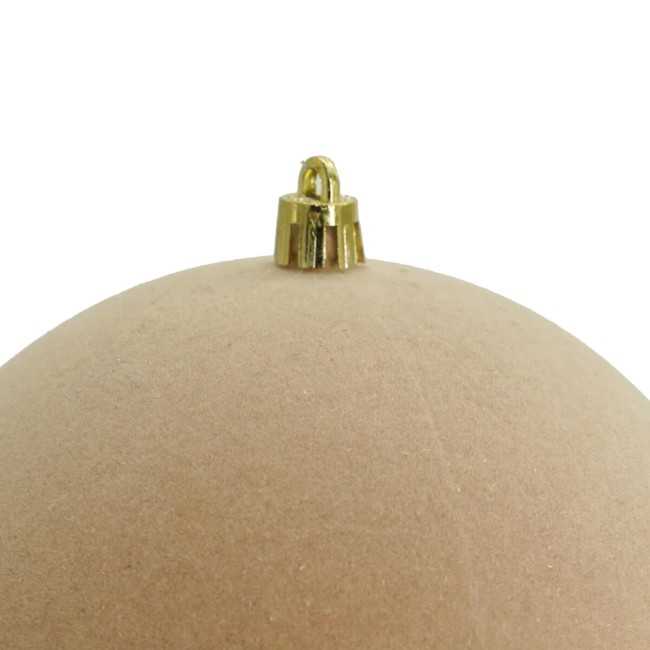 Palle Natalizie in Velluto D.12 cm - Vari Colori