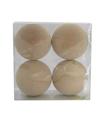 Palle Natalizie in Velluto D.12 cm - Vari Colori