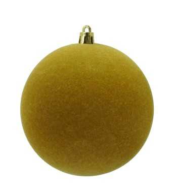 Palle Natalizie in Velluto D.12 cm - Vari Colori