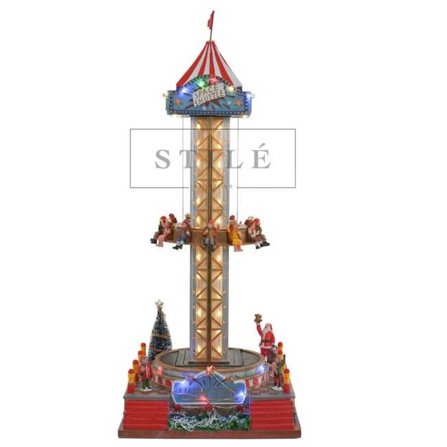 Giostra Natalizia "Up and Down" con Movimento, Luci e Musica - Stilè Collection