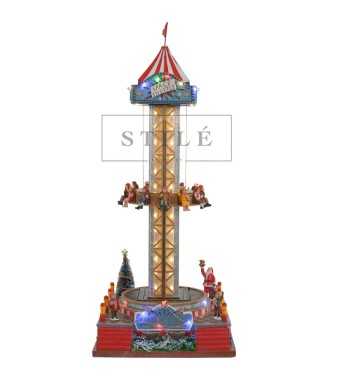 Giostra Natalizia "Up and Down" con Movimento, Luci e Musica - Stilè Collection