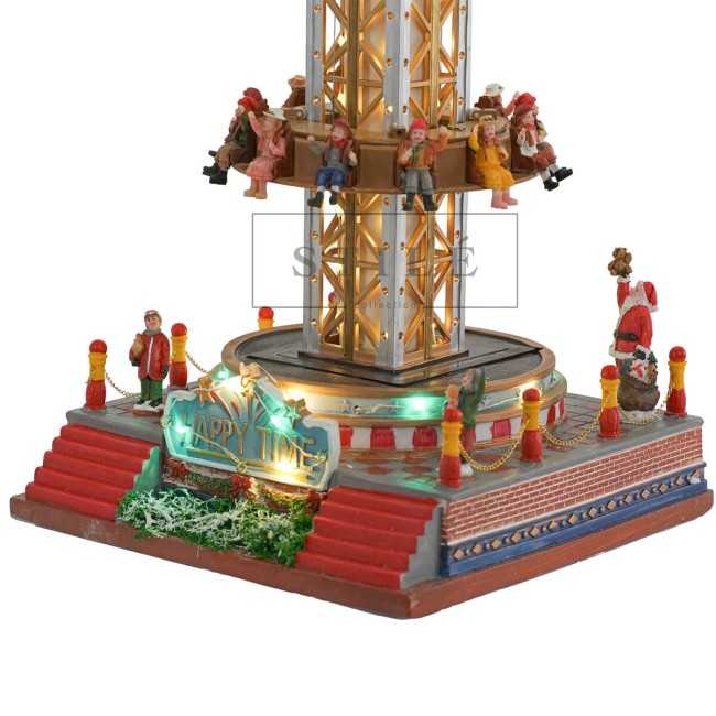 Giostra Natalizia "Up and Down" con Movimento, Luci e Musica - Stilè Collection