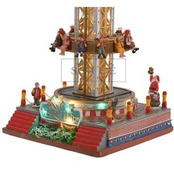 Giostra Natalizia "Up and Down" con Movimento, Luci e Musica - Stilè Collection