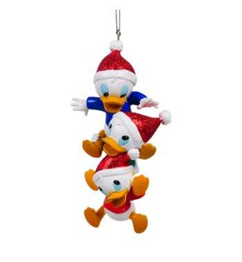 Qui, Quo e Qua da Appendere in Resina H.12 cm - Disney