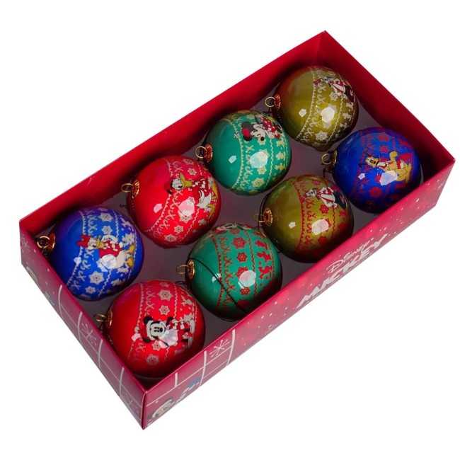 Set 8 Palline di Natale di Topolino D.6 cm - Disney