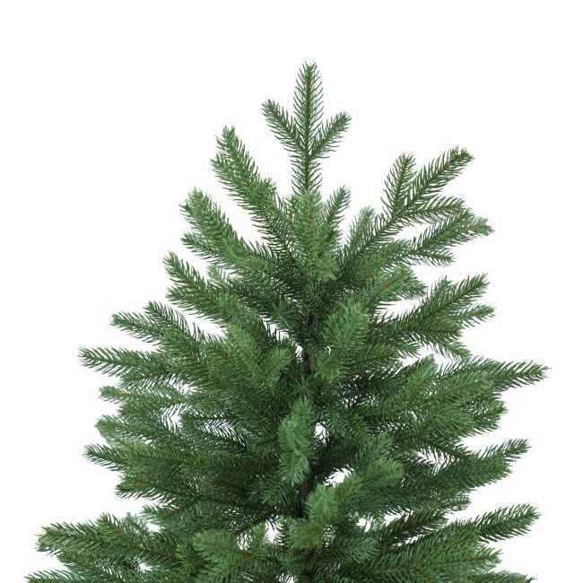 Albero di Natale Abete Verde Chiaro in Pe H.180/240 cm Apertura ad Ombrello - Deluxe Green Slim