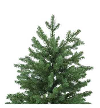 Albero di Natale Abete Verde Chiaro in Pe H.180/240 cm Apertura ad Ombrello - Deluxe Green Slim