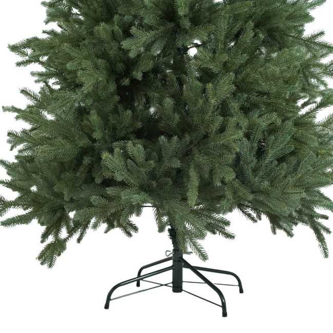 Albero di Natale Abete Verde Chiaro in Pe H.180/240 cm Apertura ad Ombrello - Deluxe Green Slim
