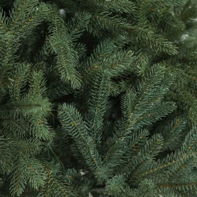 Albero di Natale Abete Verde Chiaro in Pe H.180/240 cm Apertura ad Ombrello - Deluxe Green Slim