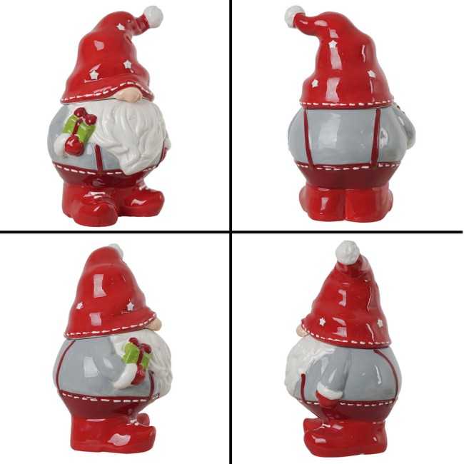 Porta Biscotti Natalizio in Ceramica H.30,5 cm