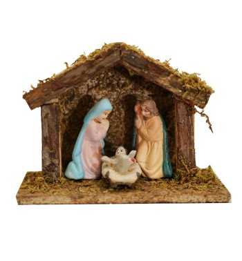 Presepe con Natività in Porcellana 17x7xH.13 cm