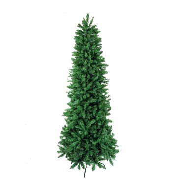 Albero di Natale Abete Verde in Pvc H.180/240 cm Apertura ad Ombrello | Albero Realistico Artificiale