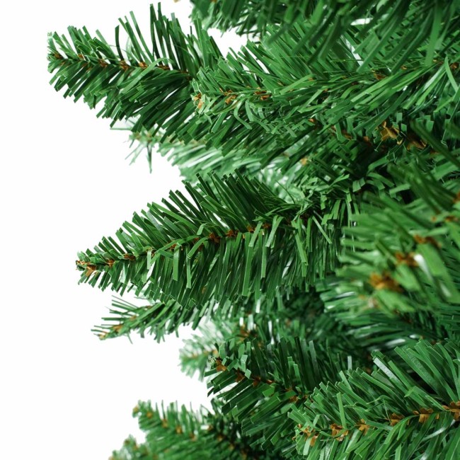 Albero di Natale Abete Verde in Pvc H.180/240 cm Apertura ad Ombrello | Albero Realistico Artificiale