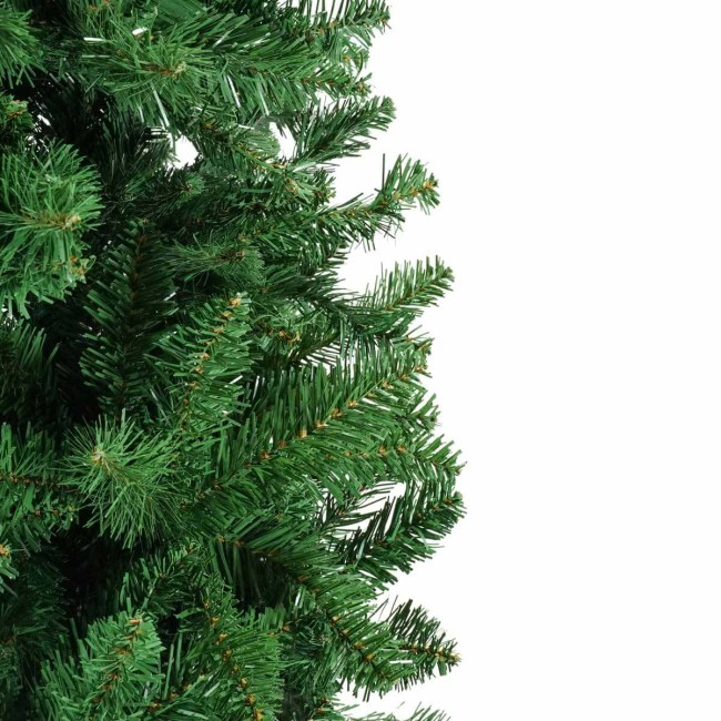 Albero di Natale Abete Verde in Pvc H.180/240 cm Apertura ad Ombrello | Albero Realistico Artificiale