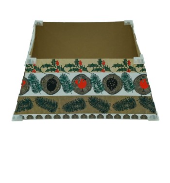 Copribase per Alberi di Natale in Cartone Ripiegabile  H.22 cm