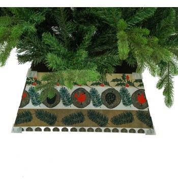 Copribase per Alberi di Natale in Cartone Ripiegabile  H.22 cm