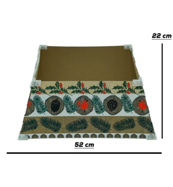 Copribase per Alberi di Natale in Cartone Ripiegabile  H.22 cm