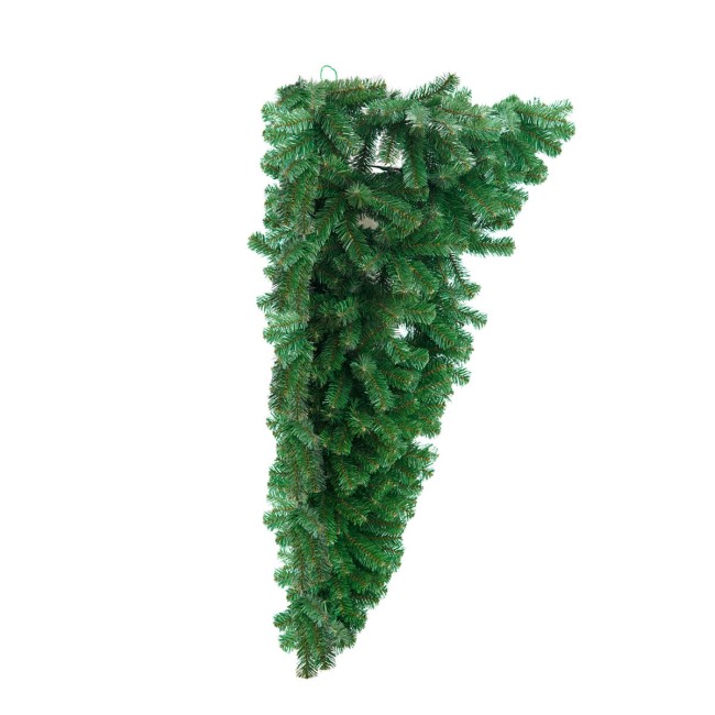 Albero di Natale a Parete H.135 cm in Pvc con Apertura ad Ombrello - Giove