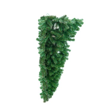 Albero di Natale a Parete H.135 cm in Pvc con Apertura ad Ombrello - Giove