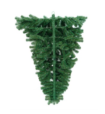Albero di Natale a Parete H.135 cm in Pvc con Apertura ad Ombrello - Giove