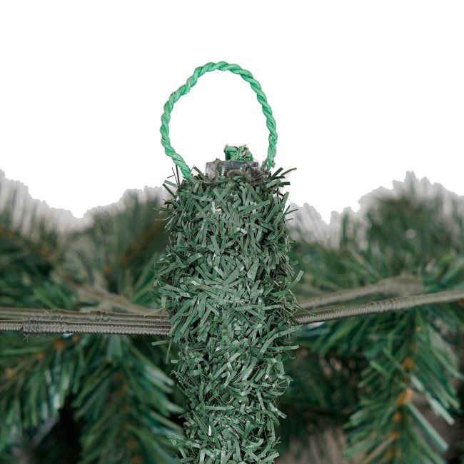 Albero di Natale a Parete H.135 cm in Pvc con Apertura ad Ombrello - Giove