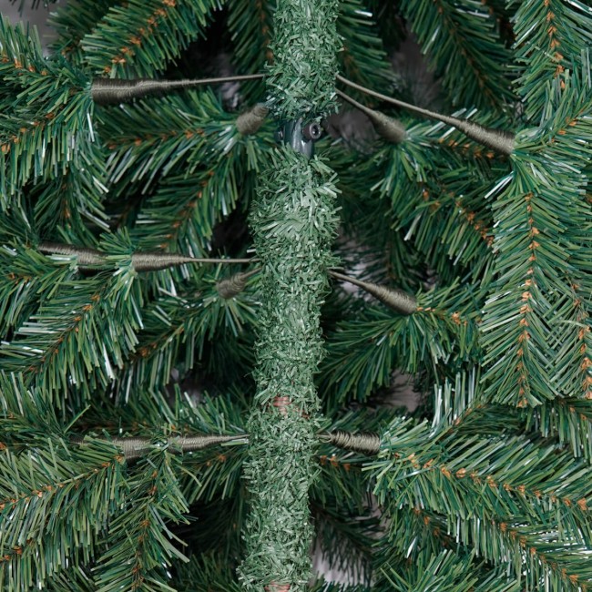 Albero di Natale a Parete H.135 cm in Pvc con Apertura ad Ombrello - Giove