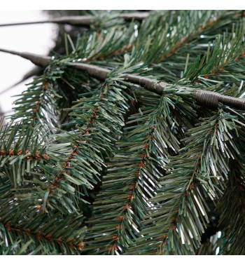 Albero di Natale a Parete H.135 cm in Pvc con Apertura ad Ombrello - Giove