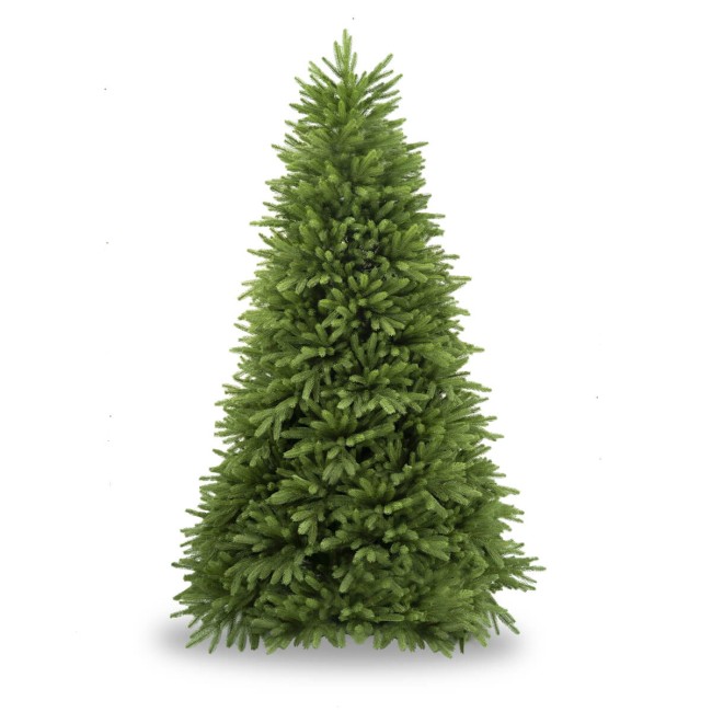 Albero di Natale Abete Verde Chiaro in Pe  H.180/240 cm Apertura ad Ombrello | Albero Realistico Artificiale