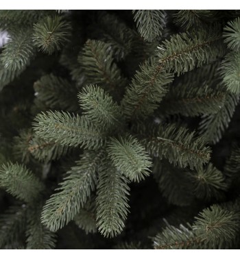 Albero di Natale Abete Verde in Pe+Pvc H.150/240 cm Apertura ad Ombrello | Albero Realistico Artificiale