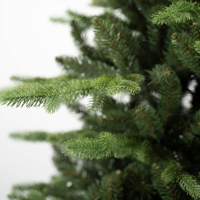 Albero di Natale Con Rami Sporgenti in Pe+Pvc H.150/240 cm Apertura ad Ombrello | Albero Realistico Artificiale