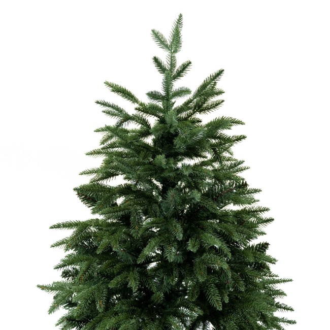 Albero di Natale Abete Verde Scuro in Pe+Pvc H.150/240 Cm Apertura ad Ombrello | Albero Realistico Artificiale